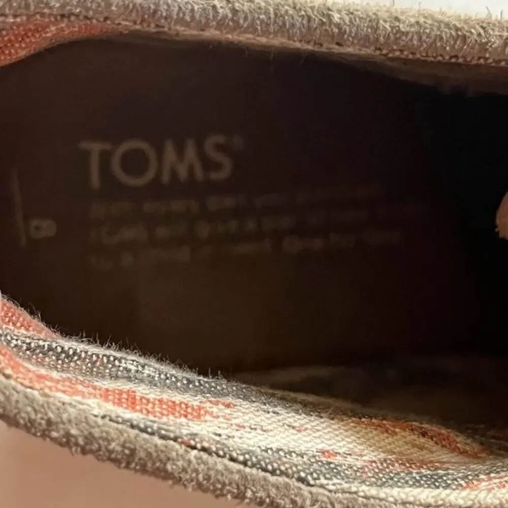 Toms Suede Desert‎ Bootie Lace Up Wedge Ankle Heel Boots Sz 8 - Picture 8 of 8